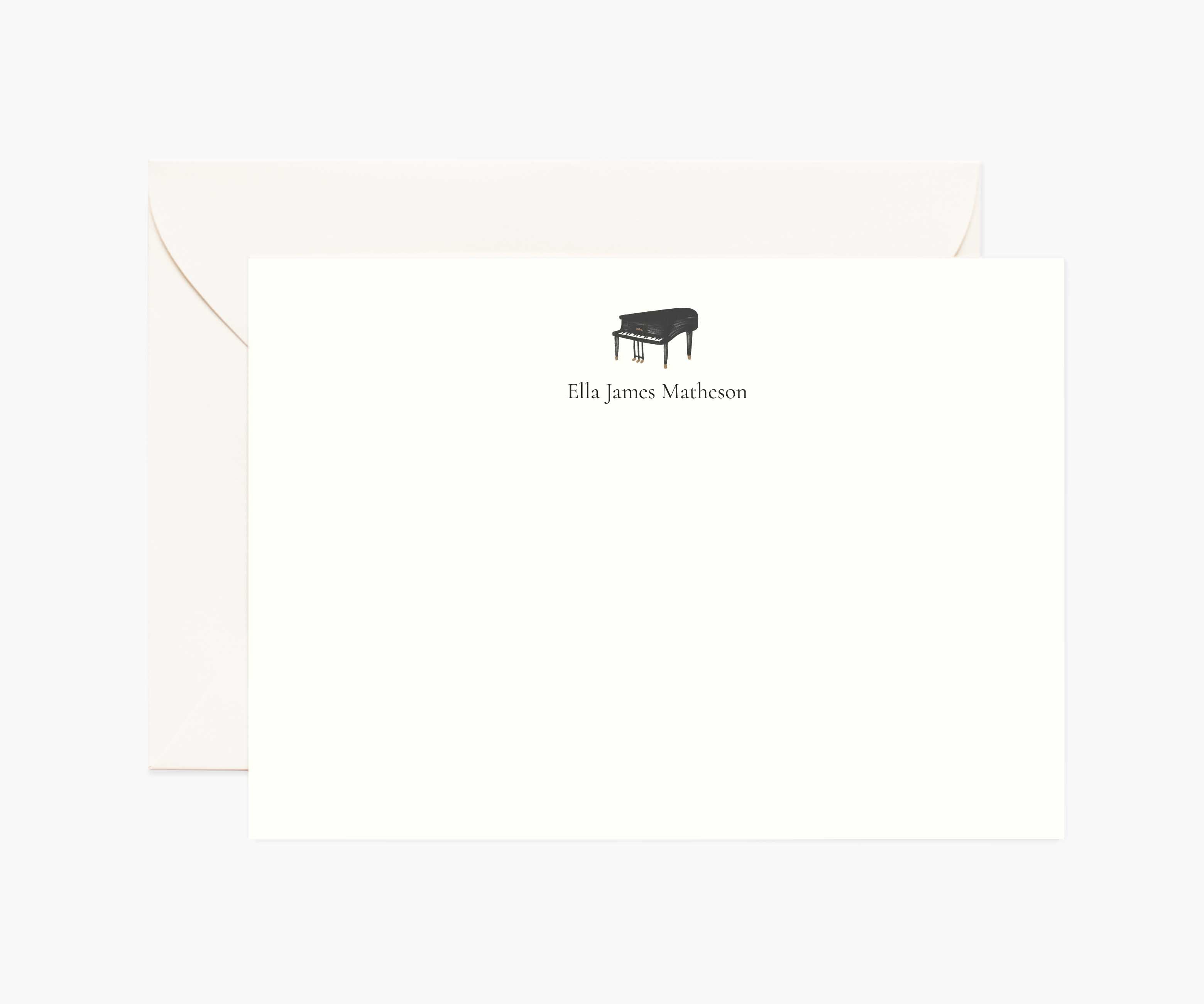 Arts Personalized Stationery  - Piano