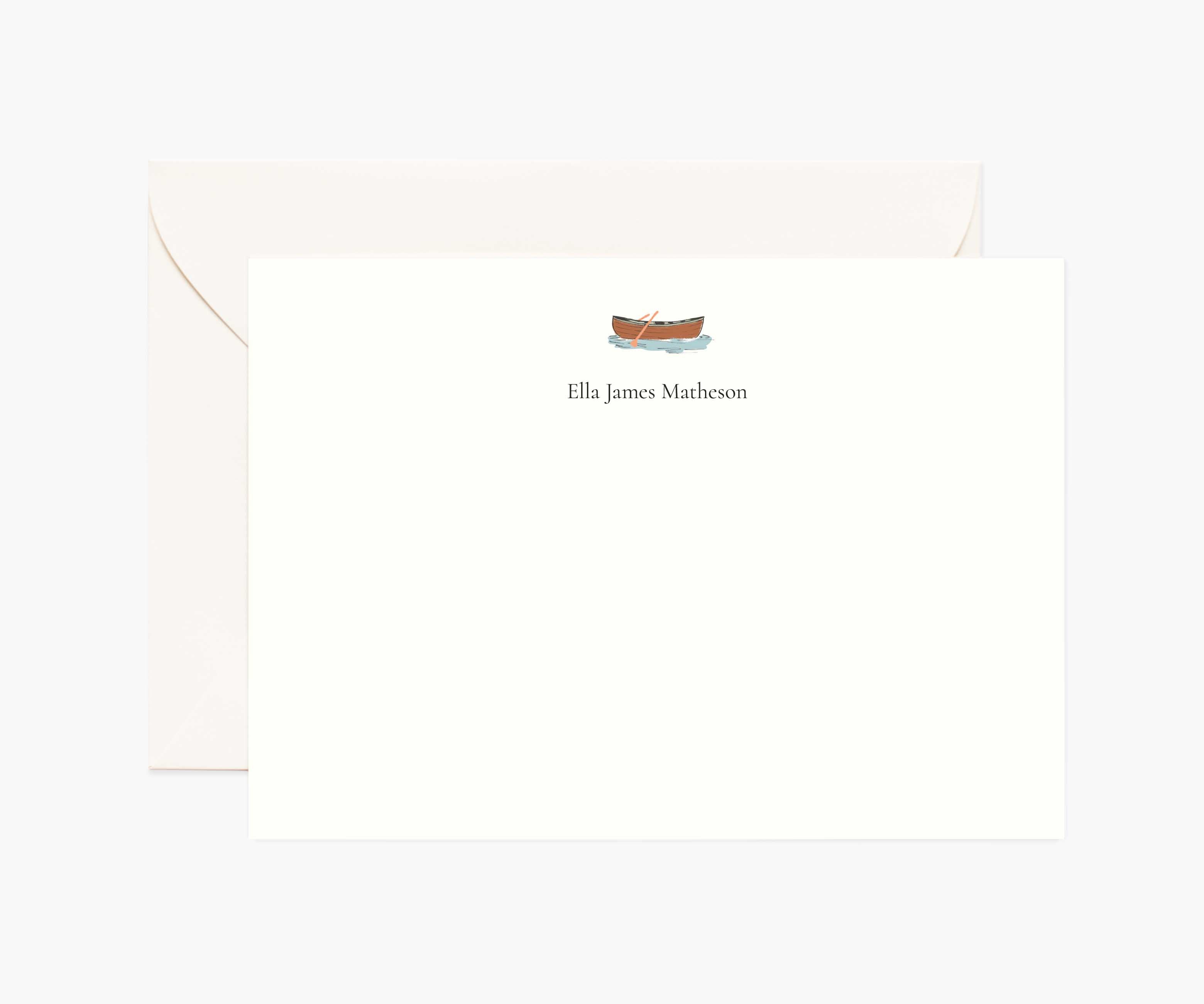 Activities Personalized Stationery  - Canoe