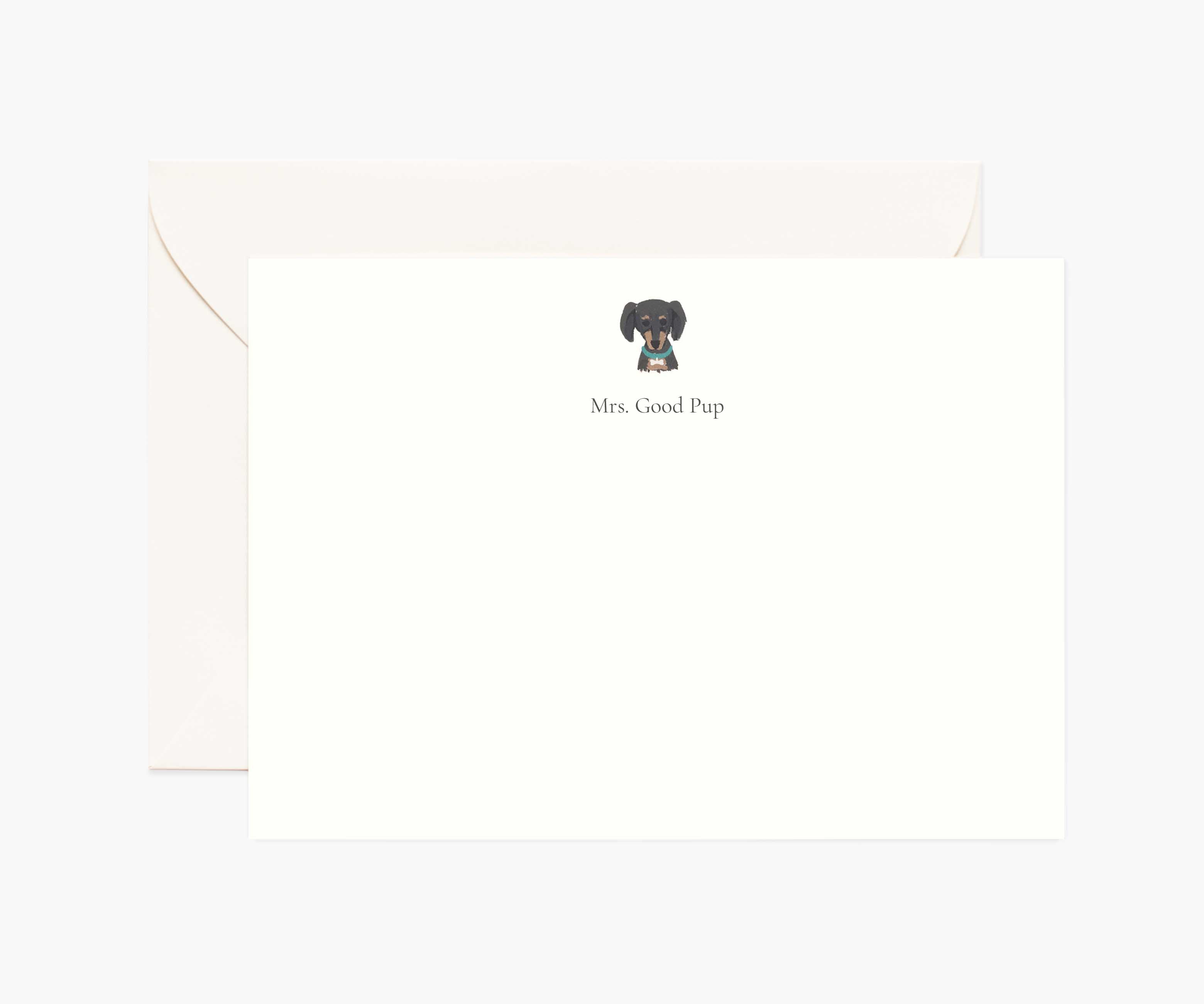 Pets Personalized Stationery - Dog 11
