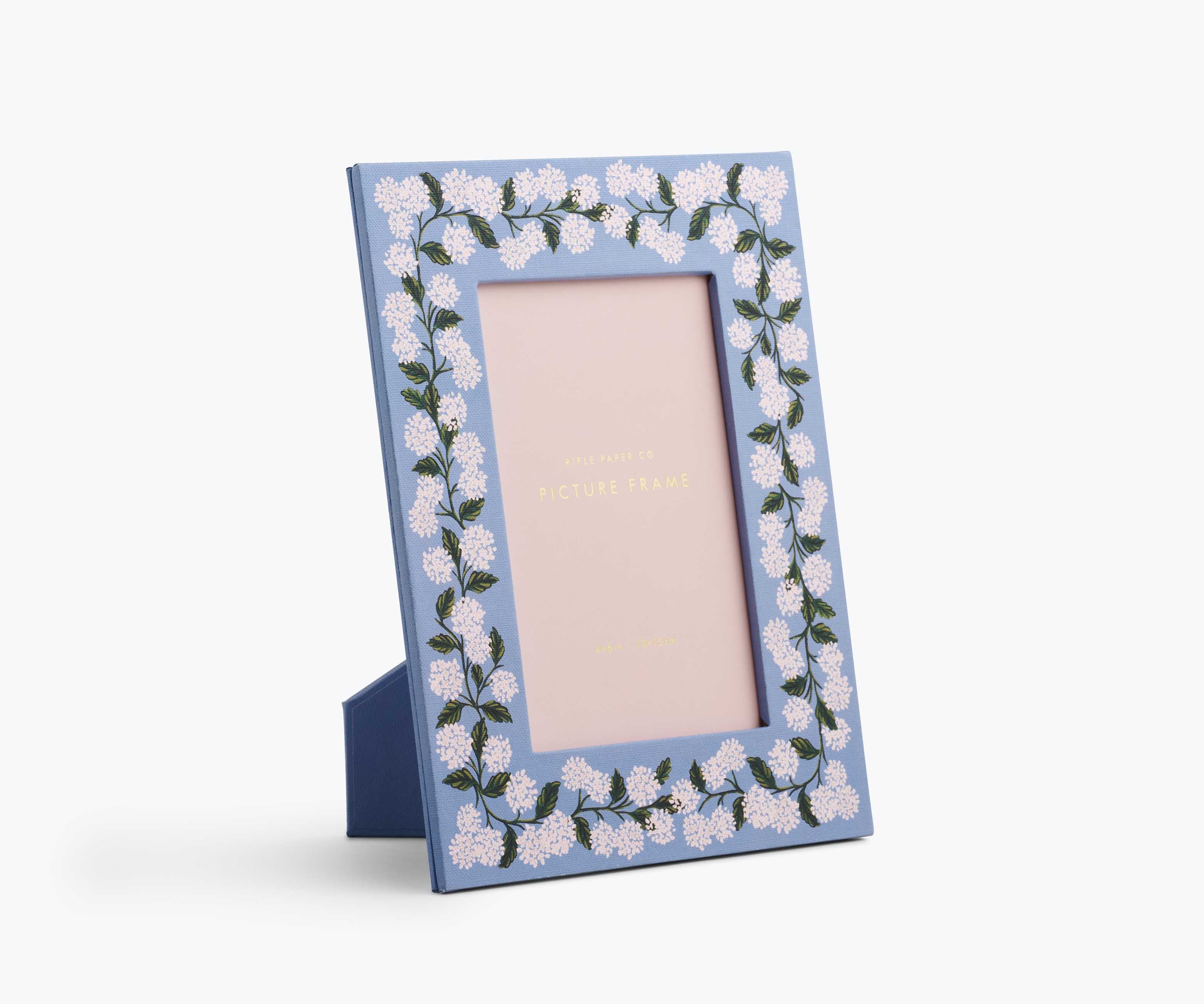 Paper Wrapped Picture Frame - Hydrangea