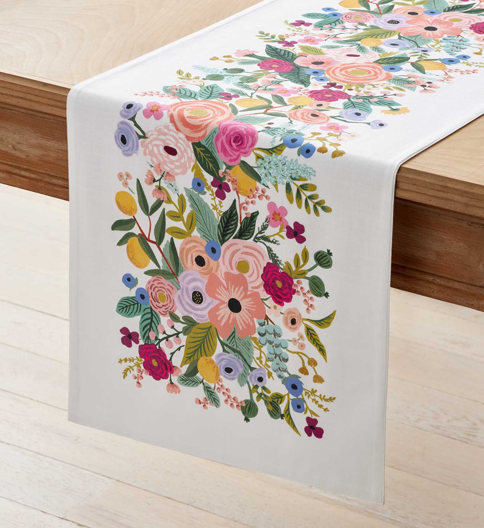 Cotton Table Runner - Garden Party