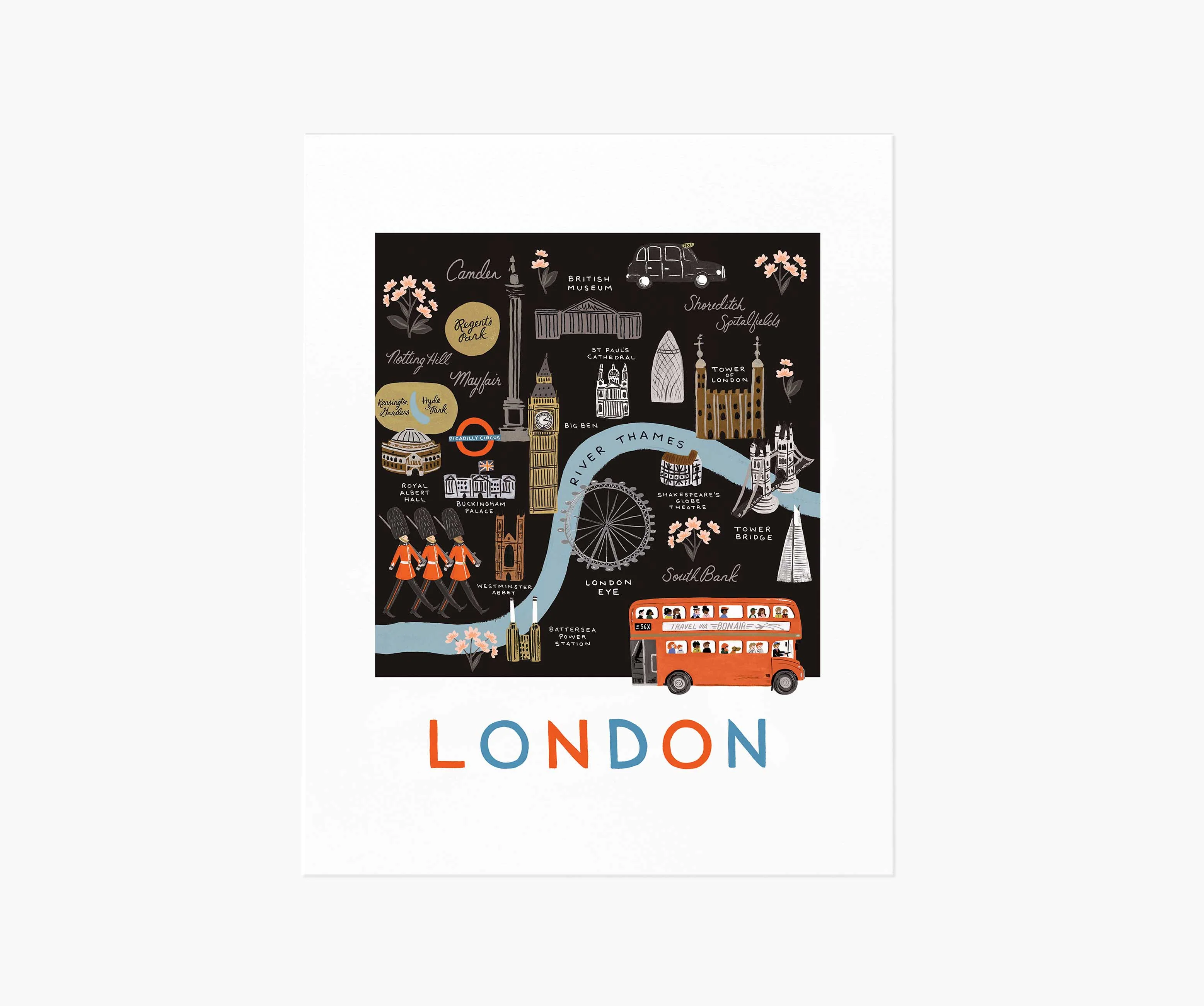 London Map Art Print