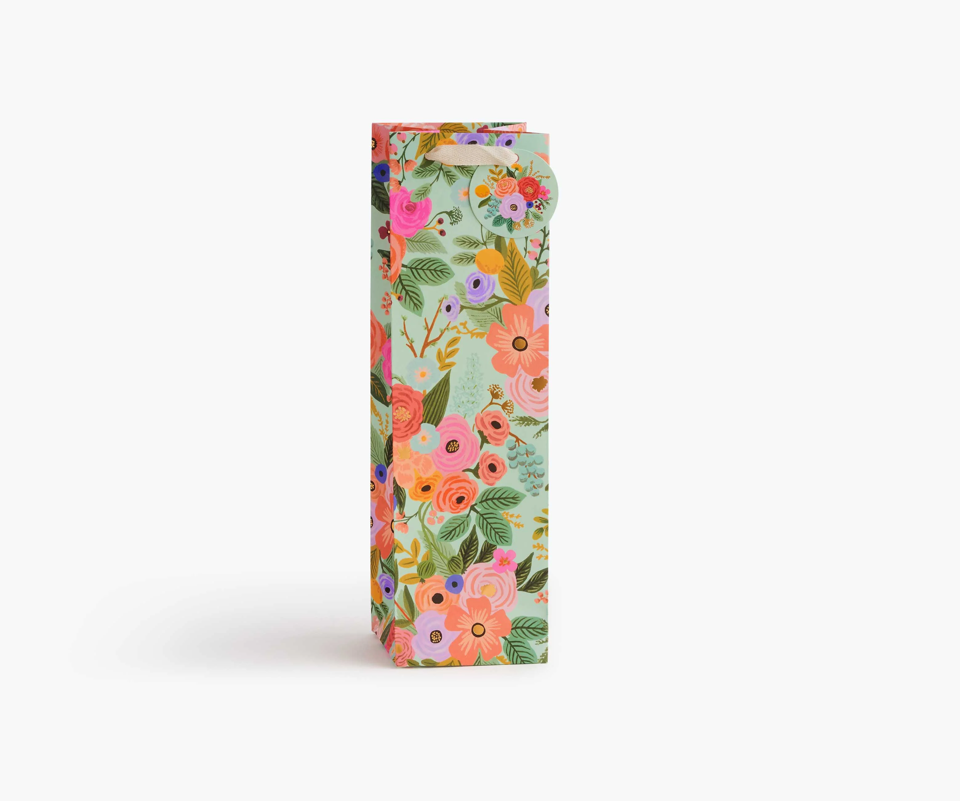 Garden Party Wine Gift Bag