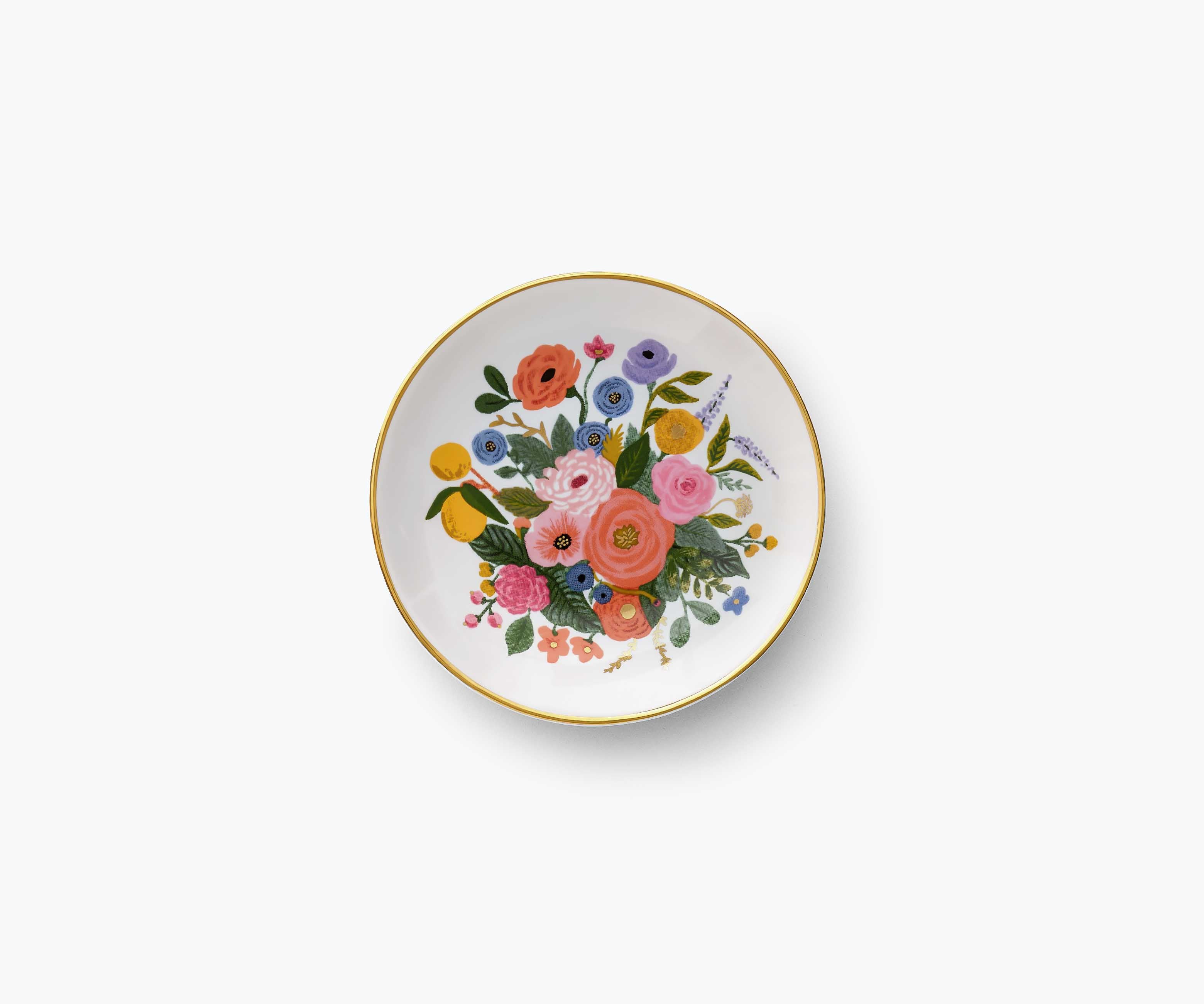Porcelain Ring Dish - Garden Party Bouquet