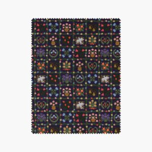 Helena Cotton Fabric - Navy