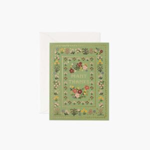 Moss Thank You Card - Single Card