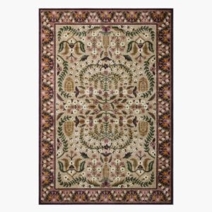 Canopy Edie Printed Rug - Aubergine