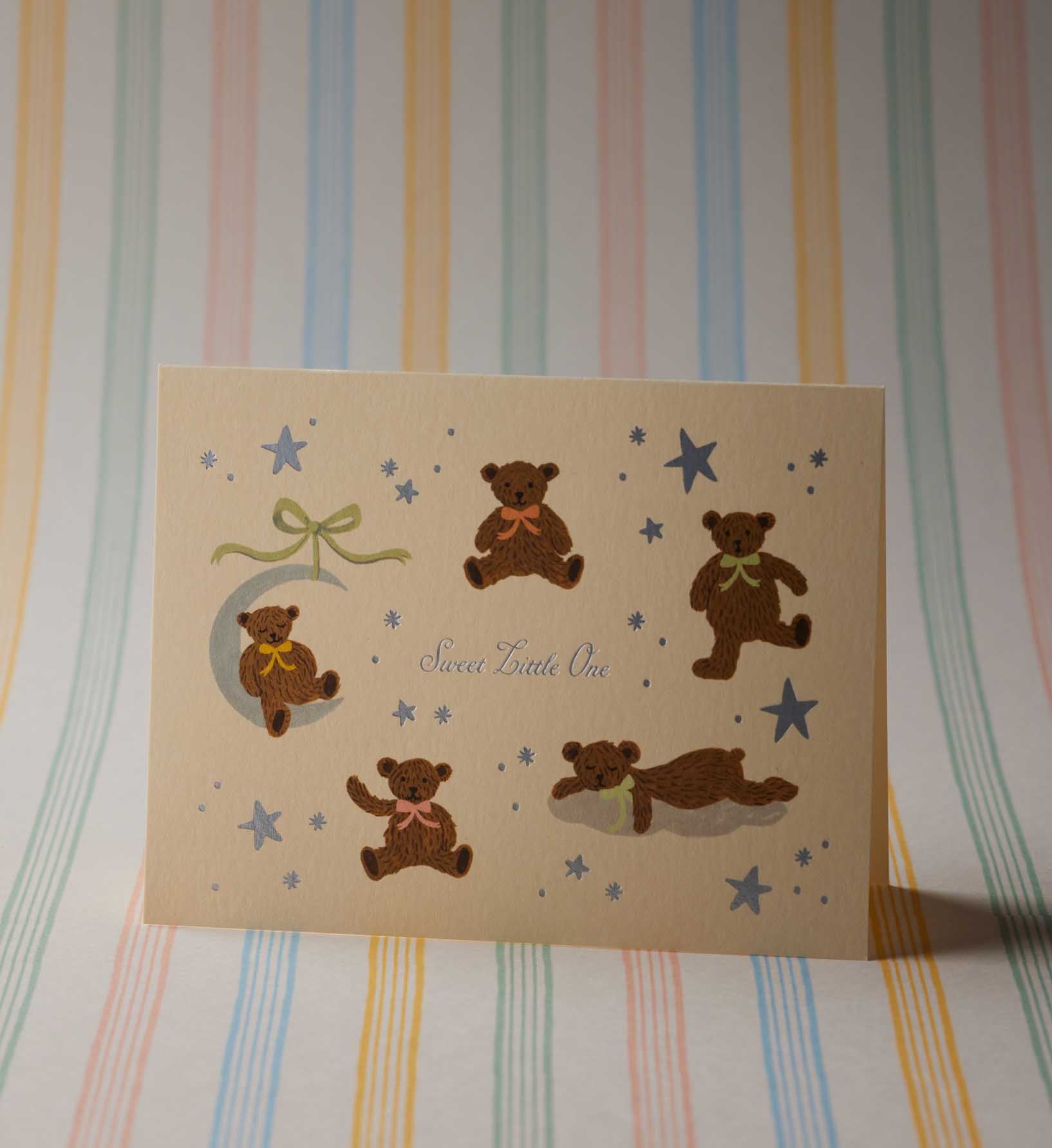Sweet Little One Baby Card - Single Card - Image 2