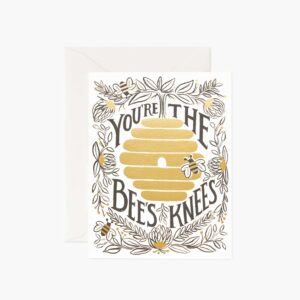 You're the Bee's Knees Love & Friendship Card - Single Card