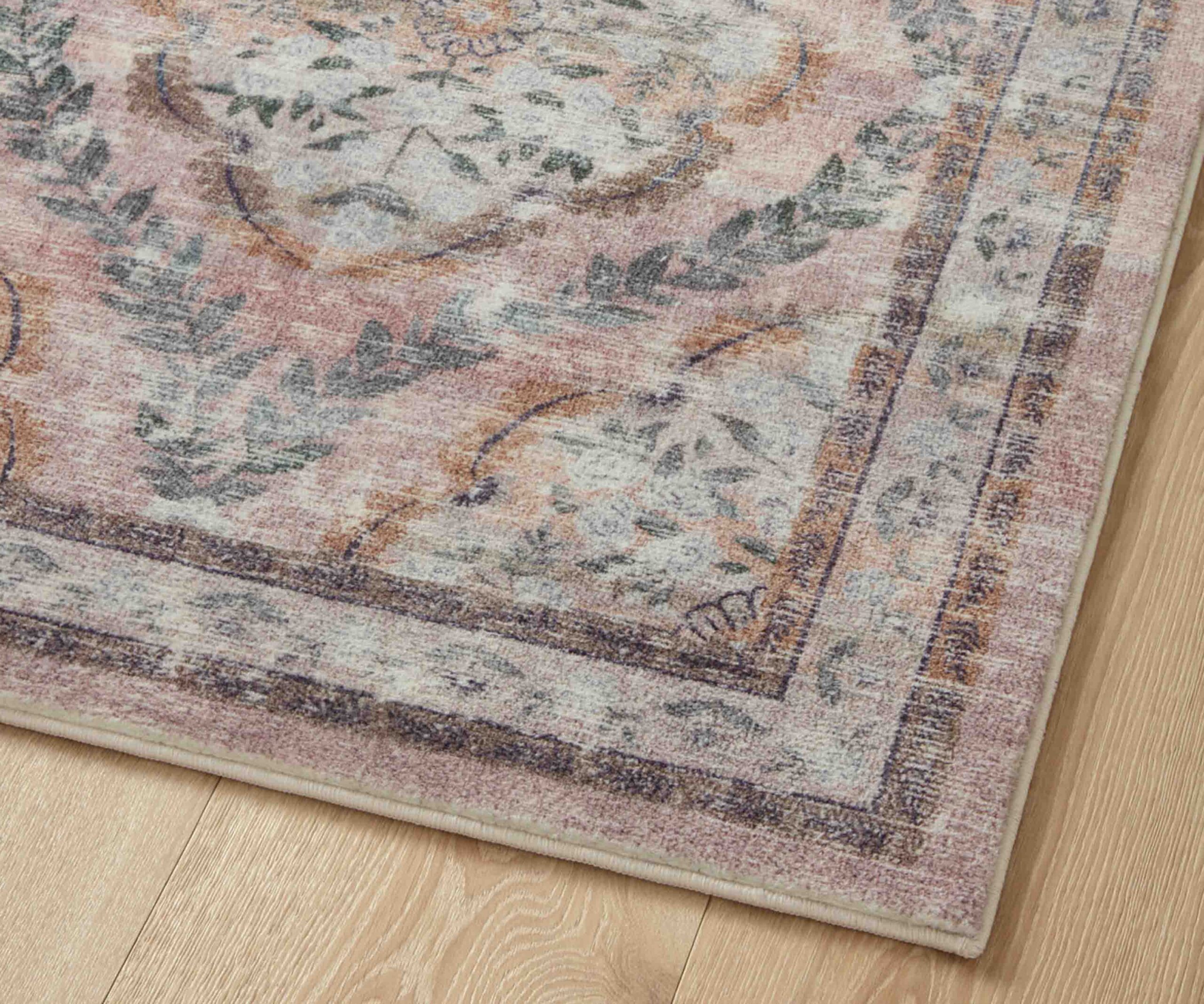 Courtyard Chateau Printed Rug - Blush - Image 5