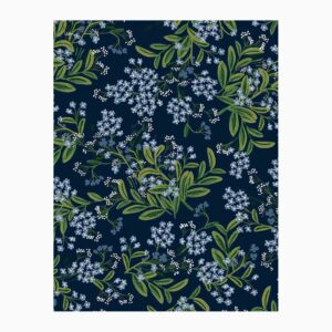 Cornflower Wallpaper Sample - Navy